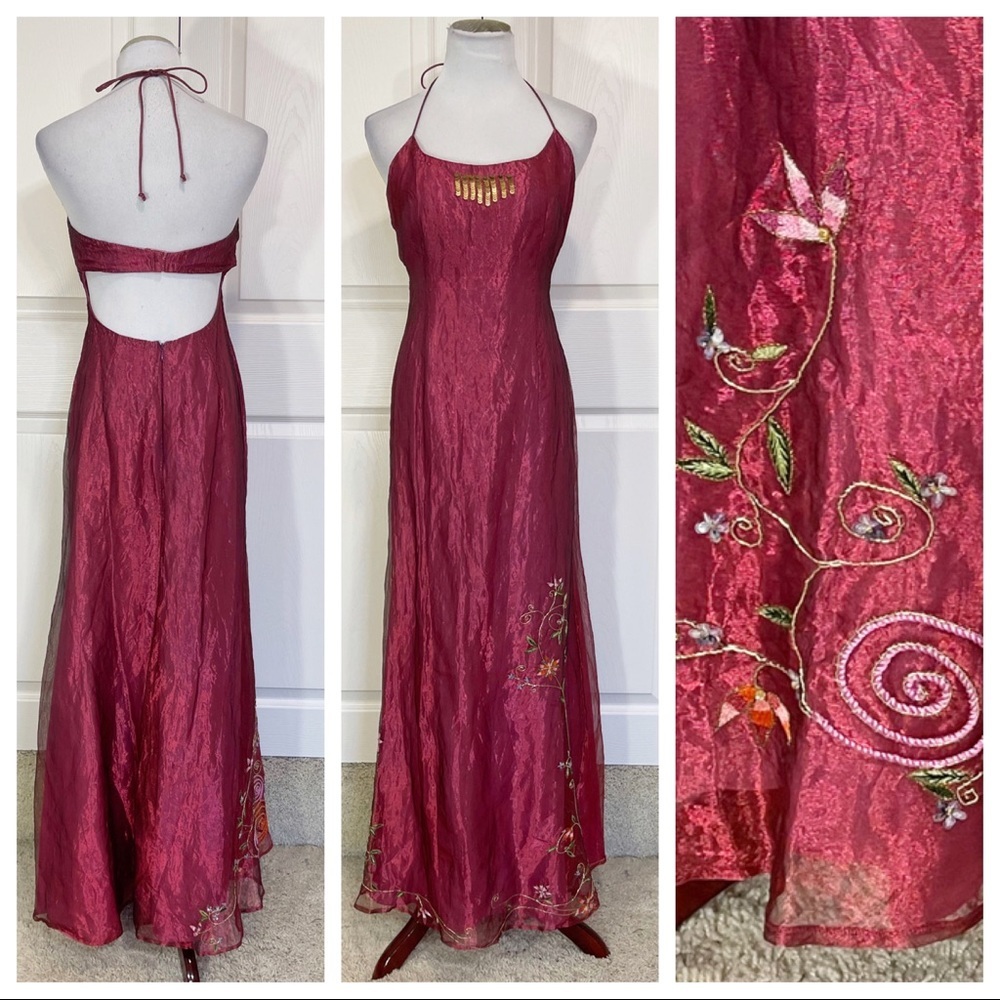 Vintage Silk Nicole Miller Collection gown